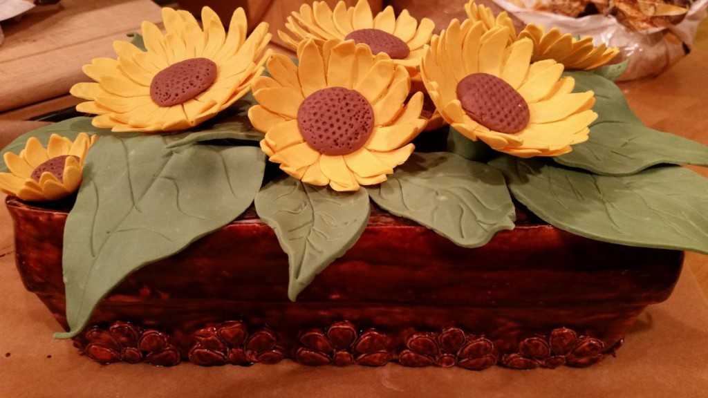 Sonnenblumen-Kuchen